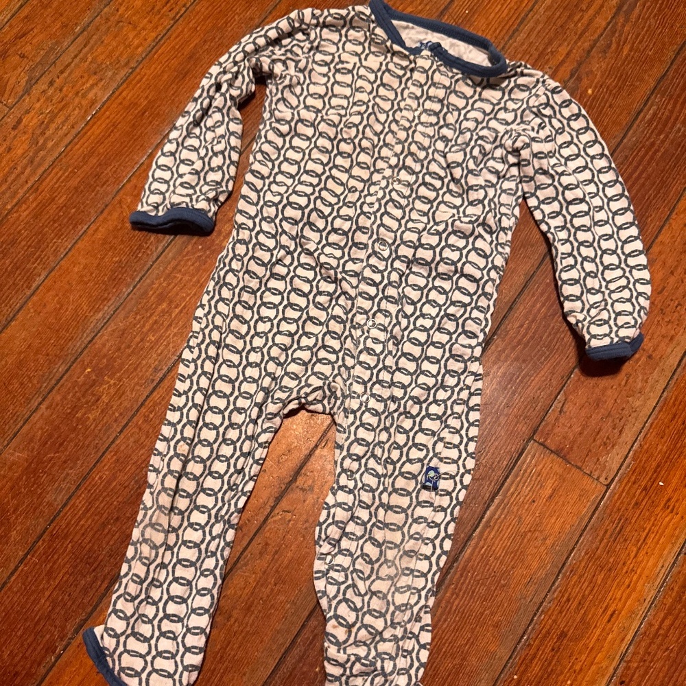 Kickee pants bamboo onesie 6-12 months